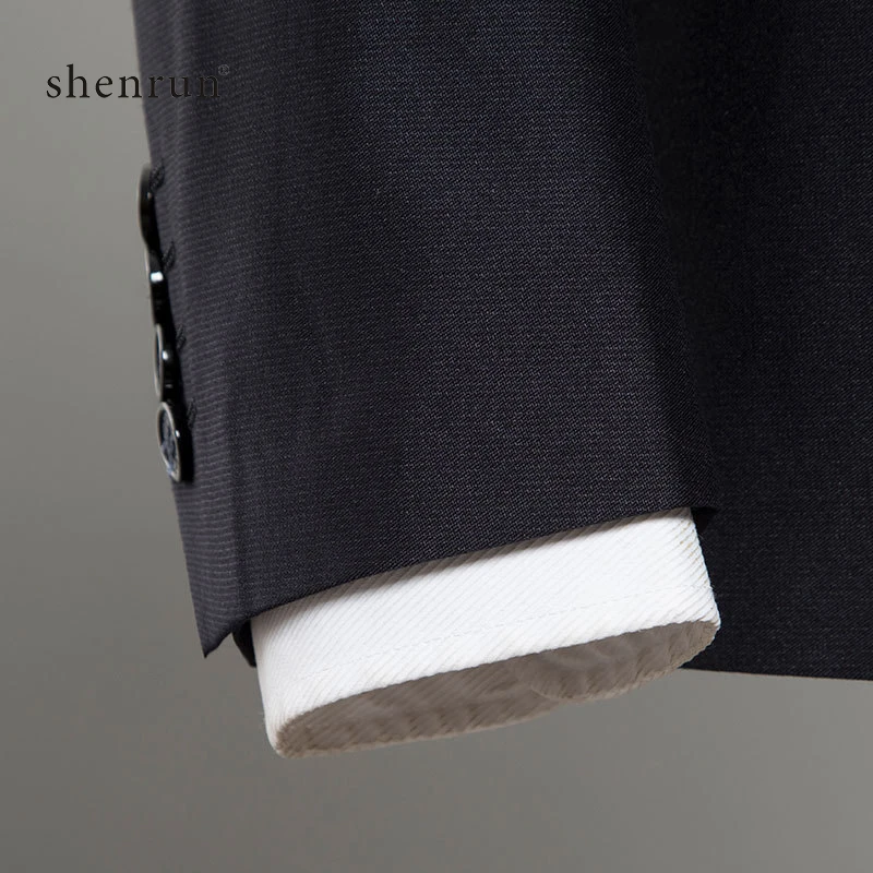 Мужской свадебный костюм ShenRun мужские блейзеры приталенные костюмы для мужчин