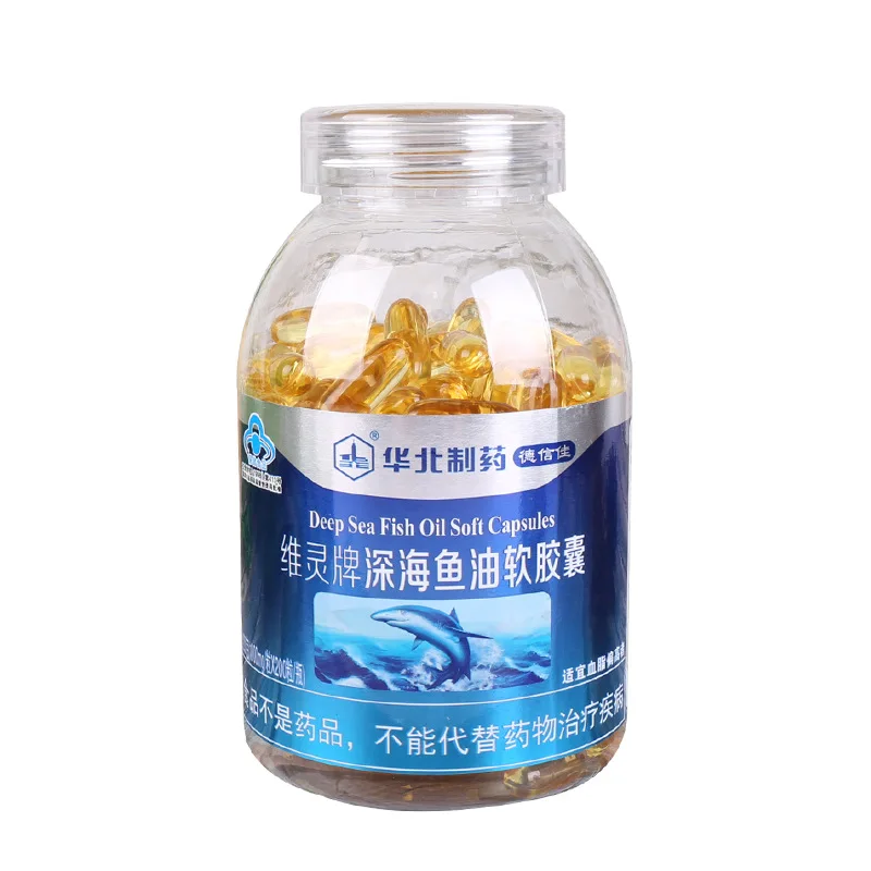 

Pharmaceutical Abyssal Fish Oil Soft Capsule North China Fish Oil Vitamin E Q/HWL0002S See Packaging Cfda Oral SC12713011000285