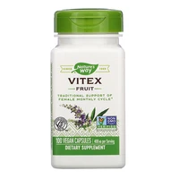 free shipping vitex fruit 400 mg 100 capsules traditional support of female monthly cycle