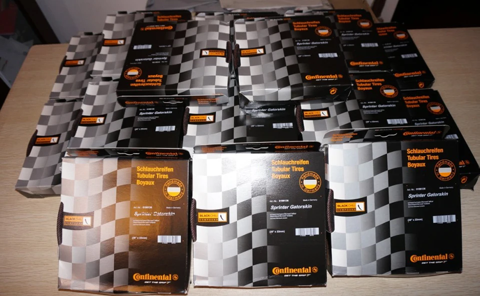 Top ContinentaI Sprinter gatorskin 180TPI 700 * 23C дорожные велосипедные трубчатые шины 290g с