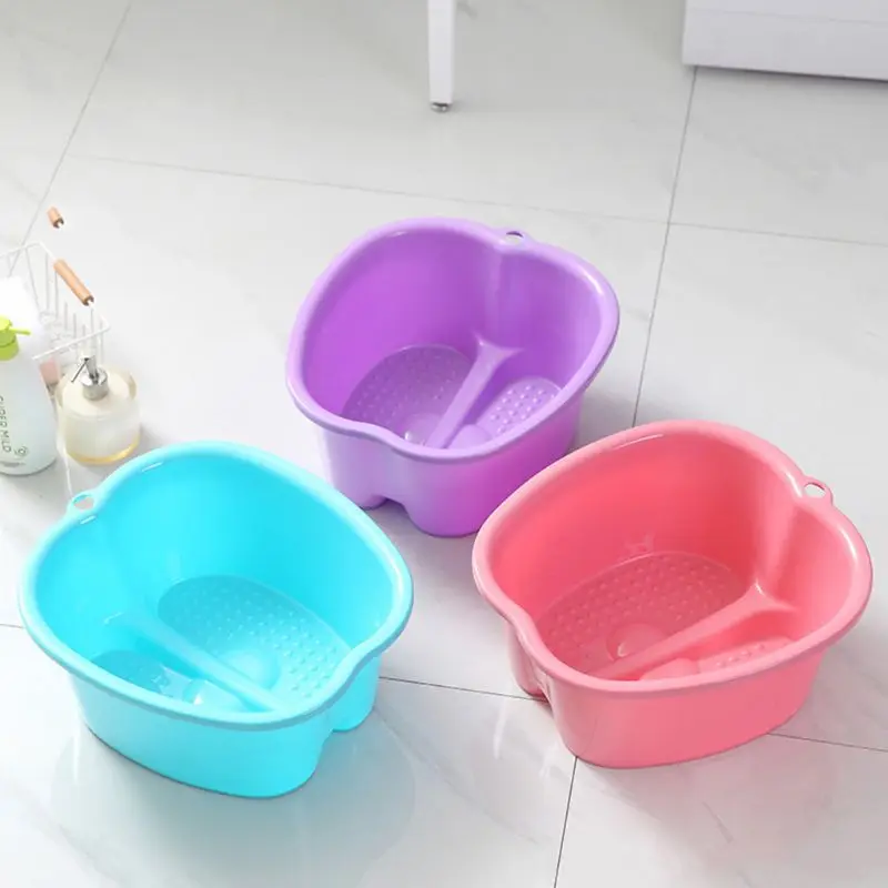 

Large Foot Bath Spa Tub Basin Bucket Soak Feet Detox Pedicure Massage 3 Colors