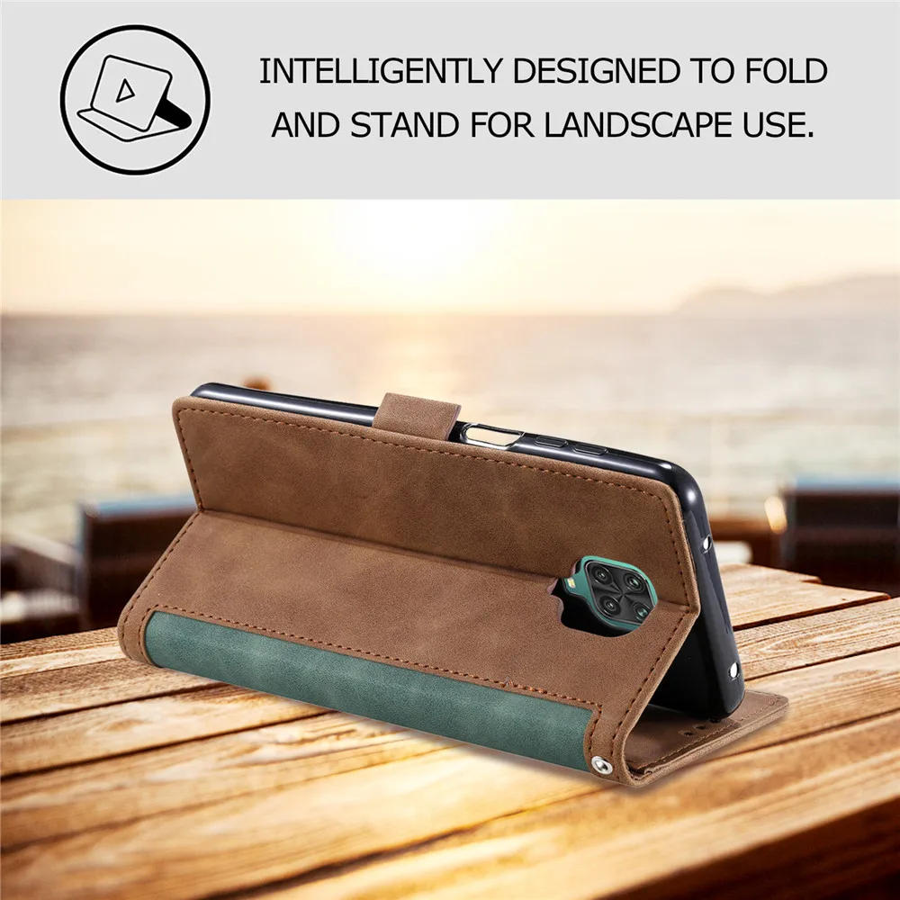 Leather Flip Wallet Case For Xiaomi Poco X3 M3 10T 11 CC9 E Lite Redmi 9A 9C K20 Note 11 10 9 S 8 T 7 Pro Max Cards Phone Cover