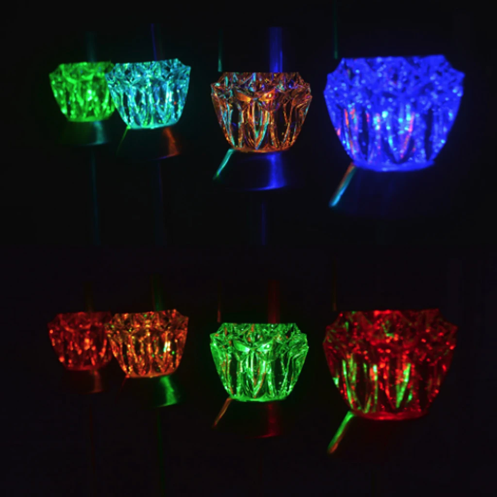 1 10 шт./лот Солнечная лампа из нержавеющей стали светильник для газона сада