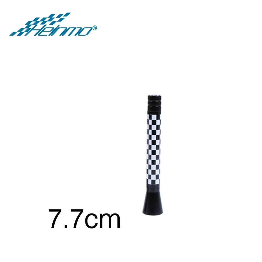 Flag Checker 77mm Автомобильные антенны MINI Cooper R56 для MINI R55 R56 R60 R61 F54 F55 F56 F60 автомобильные аксессуары для укладки MINI Countryman F60 - Цвет: Flag Checker 77mm