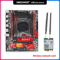 machinist x99 motherboard combo kit set with with wifi card support lga 2011 3 processor cpu ddr4 memory ram x99 rs9