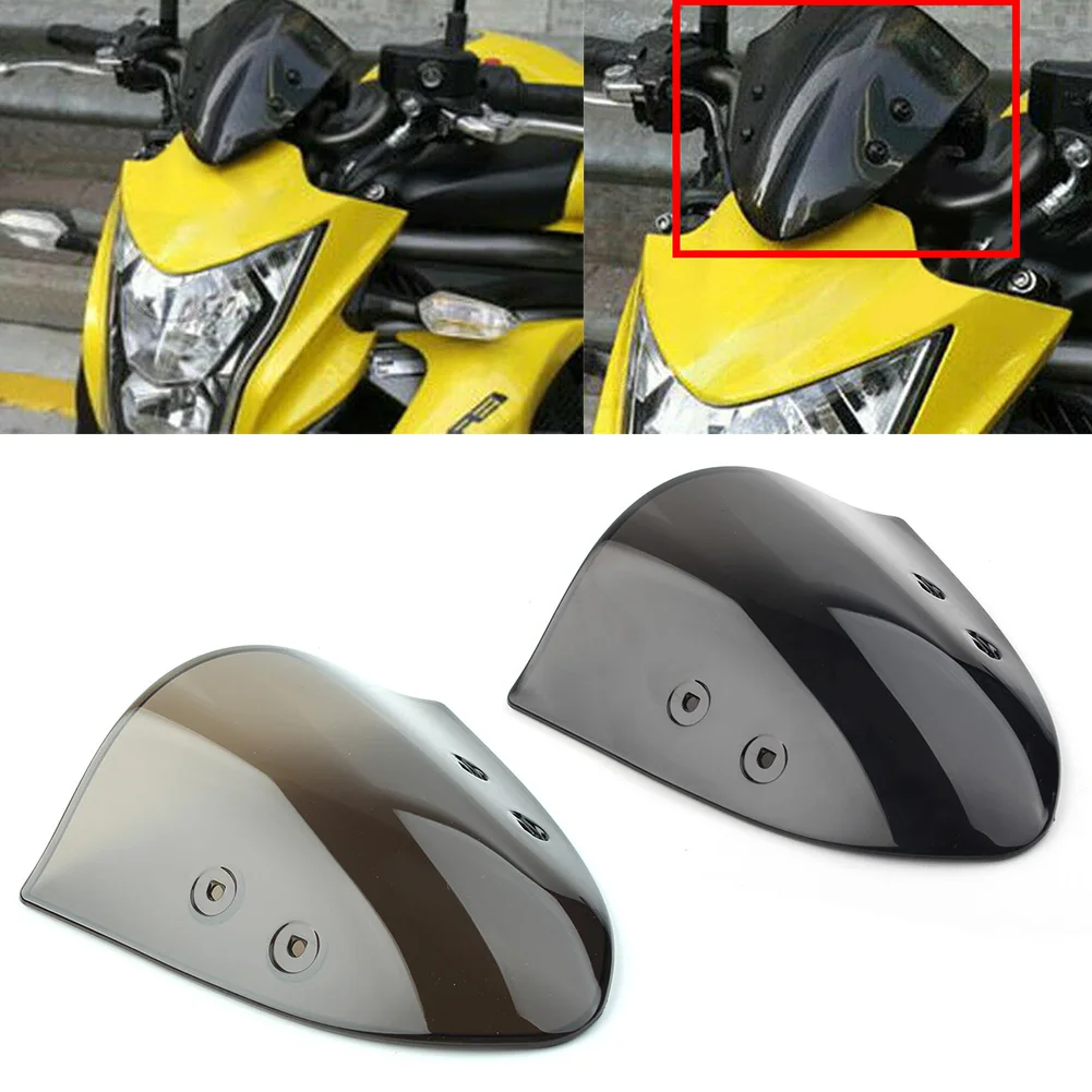 Motorcycle Windscreen Windshield For Kawasaki ER6N 2012 2013 2014 ER-6N ABS Plastic Flyscreen Wind Deflectors Black/Brown