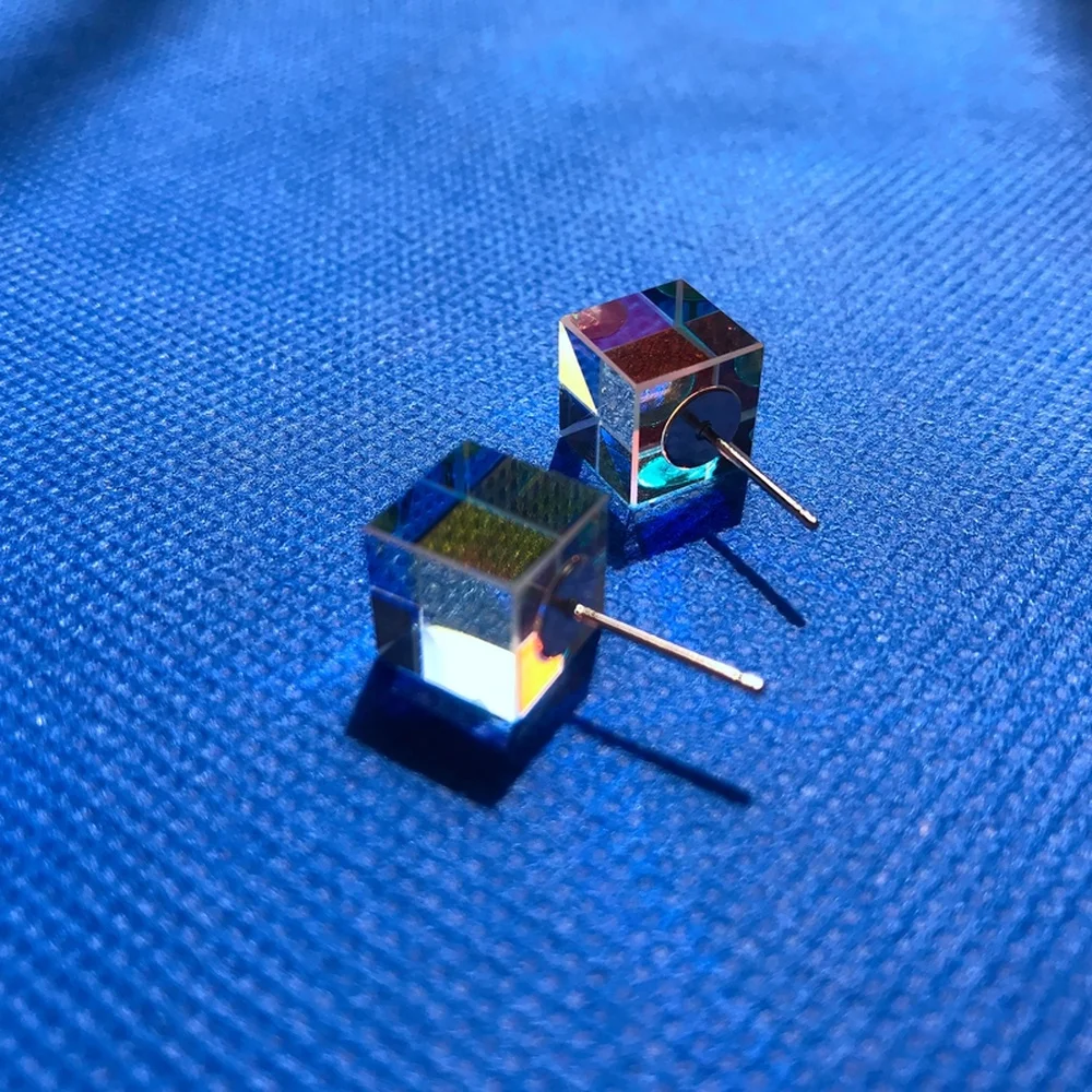 Цветная Призма подвеска Мини Новое маленькое ожерелье шестигранный светильник