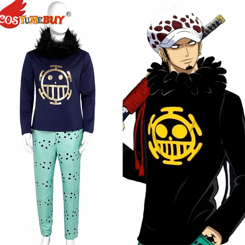 

Костюм для косплея по индивидуальному заказу из аниме One Piece Trafalgar Law Trafalgar D, юбка для взрослых, Хэллоуин