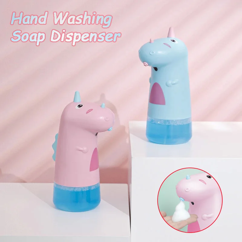 Automatic Sensor Soap Dispenser Cute Unicorn Hands Washing Bubbler For Kids Children Home Bathroom Kitchen Smart Soap Container