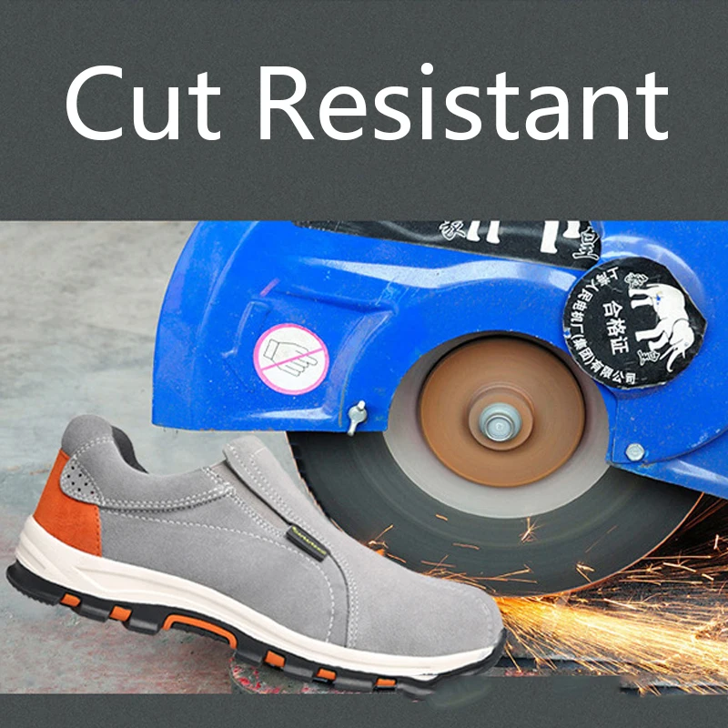 Уличная Всесезонная обувь для страхования труда противопрокол маслостойкая