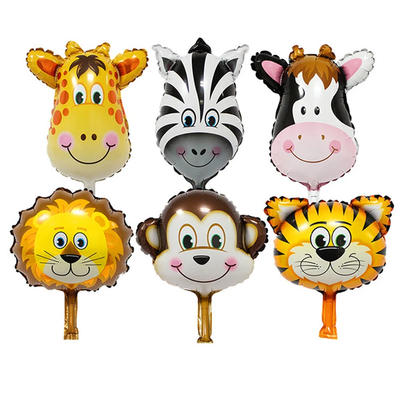 

Safari Party Theme Animal Ballons Jungle Party Zoo Helium Foil Air Balloon Kids Birthday Party Decorations Baloon Kit Balon