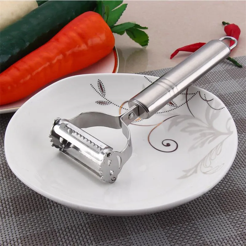 

High Quality Stainless Steel Potato Cucumber Carrot Grater Julienne Peeler Vegetables Fruit Peeler Vegetable Slicer kitchen Tool