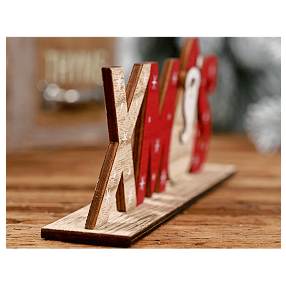 Новогодние и рождественские украшения для дома деревянная надпись