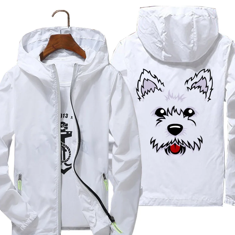 

Men Women West Highland White Terrier The Dog Face 504 Jackets Camping Hunting Clothing Outdoor Sports Coats Anti UV Windbreaker
