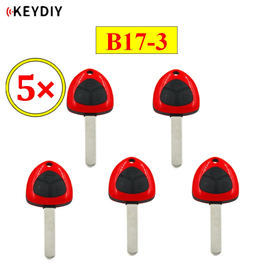 5 шт./лот KEYDIY B series B17-3 3 кнопки Универсальный KD пульт дистанционного управления для