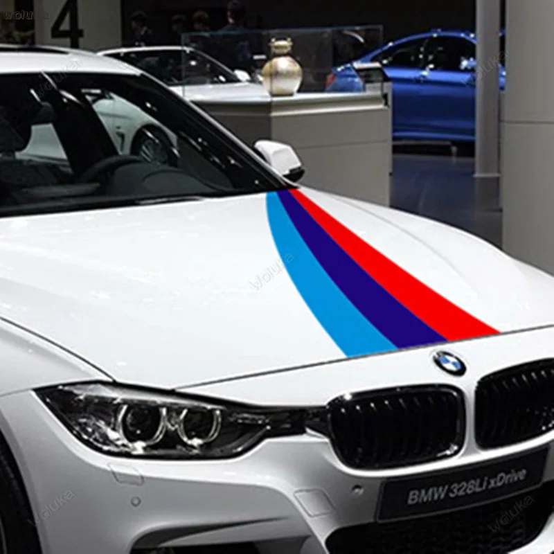 Модифицированные трехцветные автомобильные наклейки специальное украшение