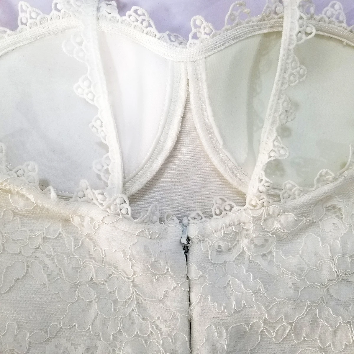 

Women's Lace Club Party White Elegant Premium Bandage Dress Sleeveless Spaghetti Summer Maxi Bodycon Dress Side Slit Vestidos