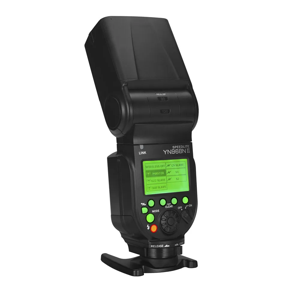 Беспроводная вспышка YONGNUO YN968N II Speedlite ttl 1/8000s HSS светодиодный светильник 5600K для цифровых зеркальных фотокамер Nikon YN622N YN560