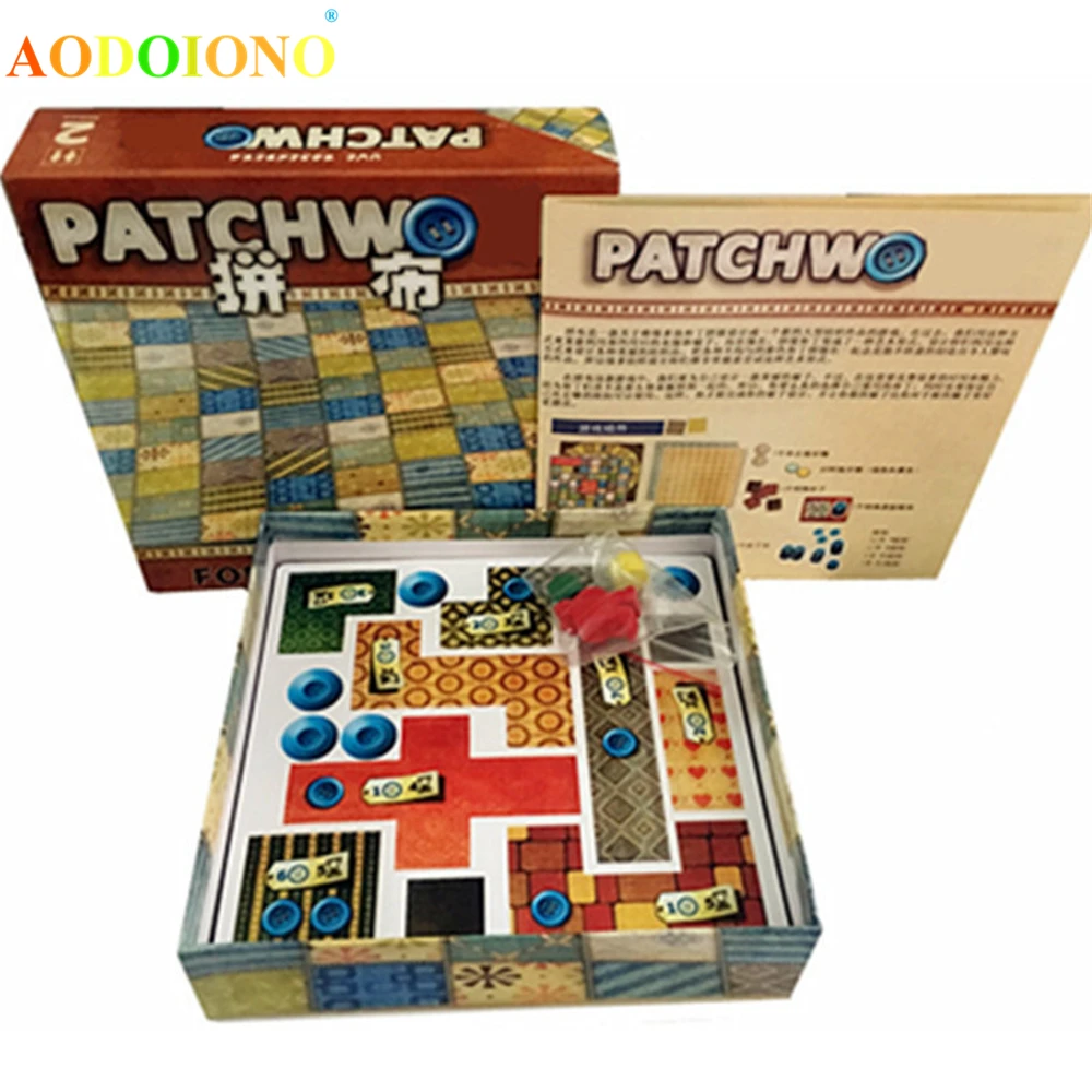 Настольная игра в стиле пэтчворк для 2 игроков вечерние Семейные игрушки лучший