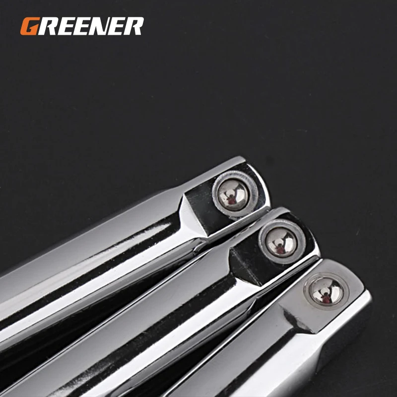 GREENER Socket Ratchet Wrench Extension Bar 1/4" 50/100/150/250mm Extender Hand Adjustment Tools | Инструменты