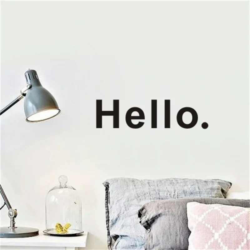 8 видов стилей слова имеют хороший день наклейки на стену домашний Декор Гостиная