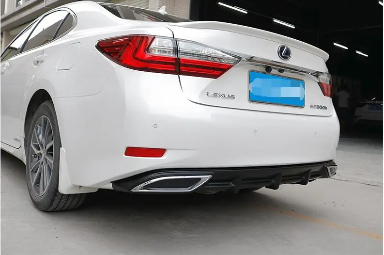 Для Lexus ES250 ABS задний бампер диффузор протектор для 2018-2019 ES200 ES350 Комплект кузова