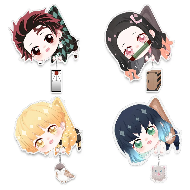 Брелок для ключей из японского аниме рассекающий демонов подвеска Шарм в виде