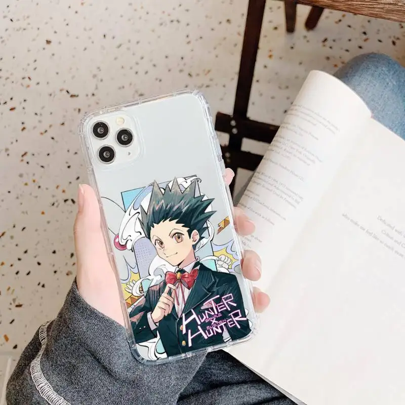 

HUNTERHUNTER anime Phone Case Transparent for iPhone 11 12 mini pro XS MAX 8 7 6 6S Plus X 5S SE 2020 XR
