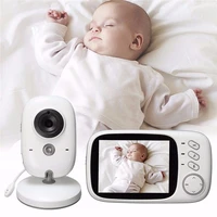 new wireless lcd audio video baby monitor radio nanny music intercom ir 24h portable baby camera baby walkie talkie babysitter