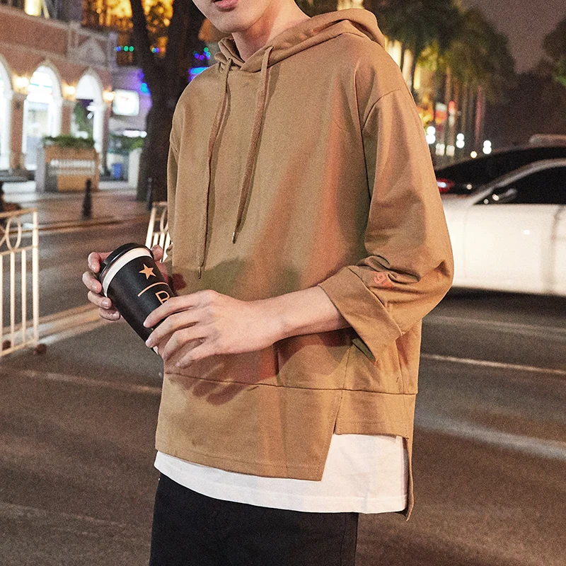 

Casual Loose Hoodies Autumn Harajuku Streetwear Korean Style Cotton Hip Hop Hoodies Poleron Hombre Men's Clothing DB60WY