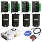 Комплект фрезерного станка с ЧПУ, 3 А, 3 А, 3 Нм, Nema 23, 425 унций, шаговый двигатель 57HS112, TB6600, драйвер, источник питания 350 Вт, Карта контроллера MACH3