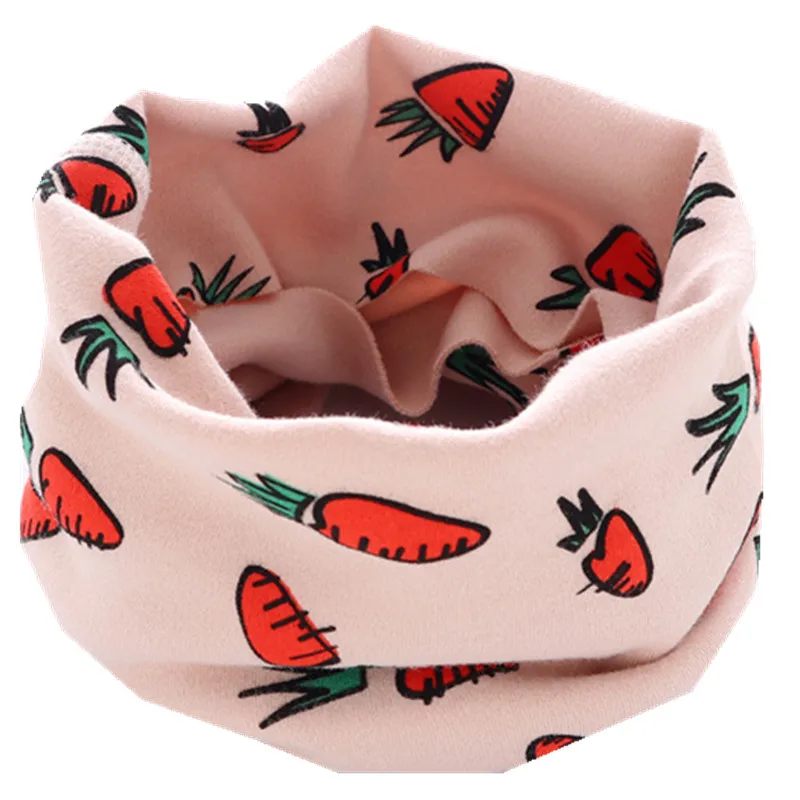 pink radish LIHFSI/Новинка года, весенне-осенний Детский шарф 40*20 см, детский хлопковый шарф для девочек и мальчиков, круглый шарф детский воротник, детский шейный шарф - Цвет: pink radish