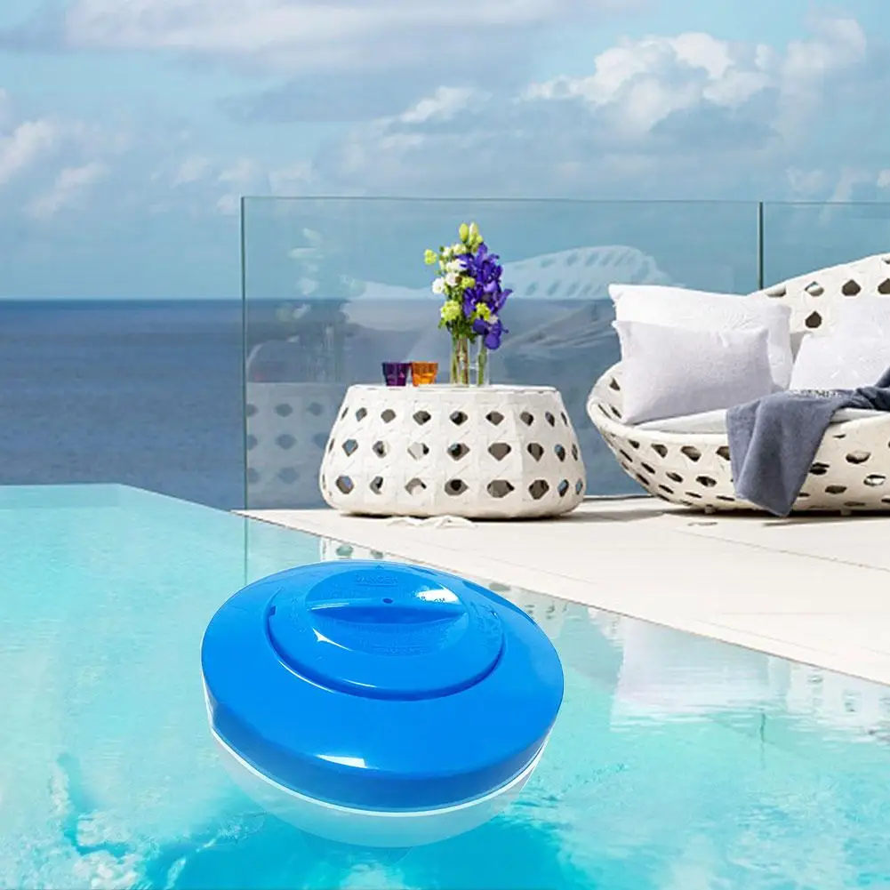 

Pool Spa Hot Tub Chlorine Dispenser Floating Chlorine Tablet Dispenser Automatic Chlorine Floater For 3inch Chlorine Tablet