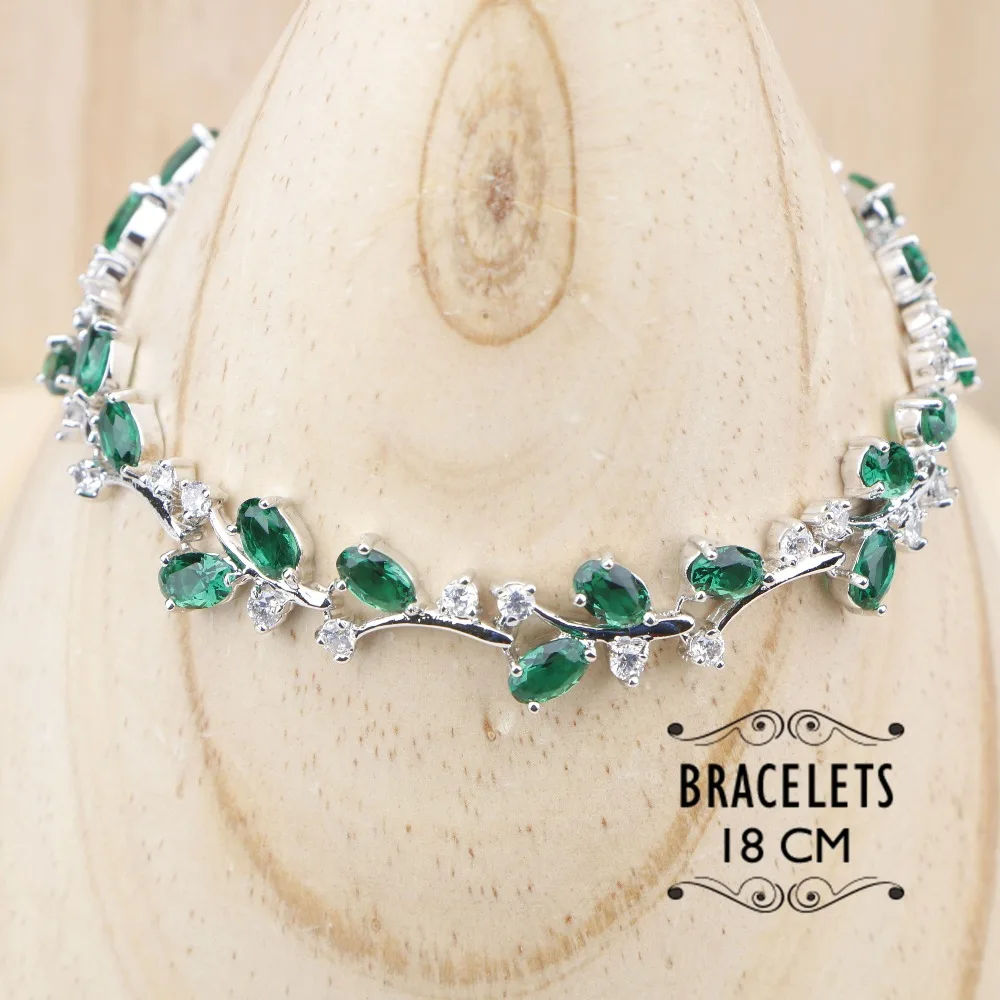 Комплект из колье серёг и браслета серебра 925 пробы|jewelry sets earrings|silver jewelry setjewelry |