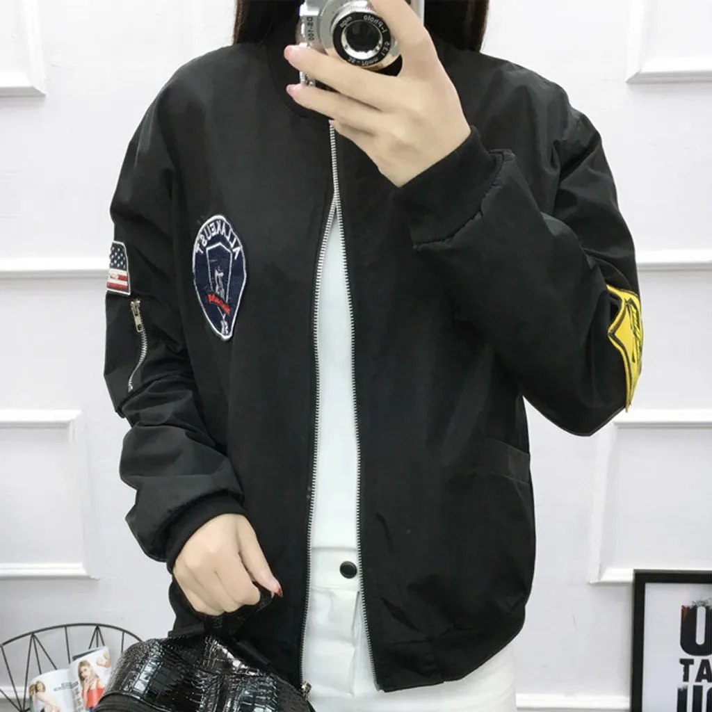 Ветровка женская с длинным рукавом базовая 2019 | Женская одежда