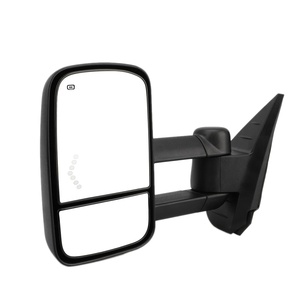 Пара Мощность светодиодный сигнал буксировки зеркала для Chevy Silverado 2500/1500/2500HD 07