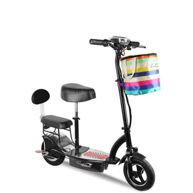 Мини электрический велосипед два колеса электрические скутеры 10 дюймов один