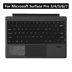 mechanical keyboard for microsoft surface pro 34567 tablet wireless 3 0 tablet keyboard pc laptop gaming keyboard free global shipping