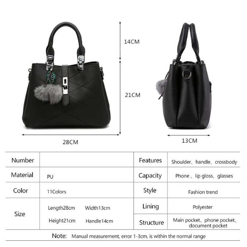 Женские Простые сумки через плечо для женщин большие Сумки из искусственной кожи