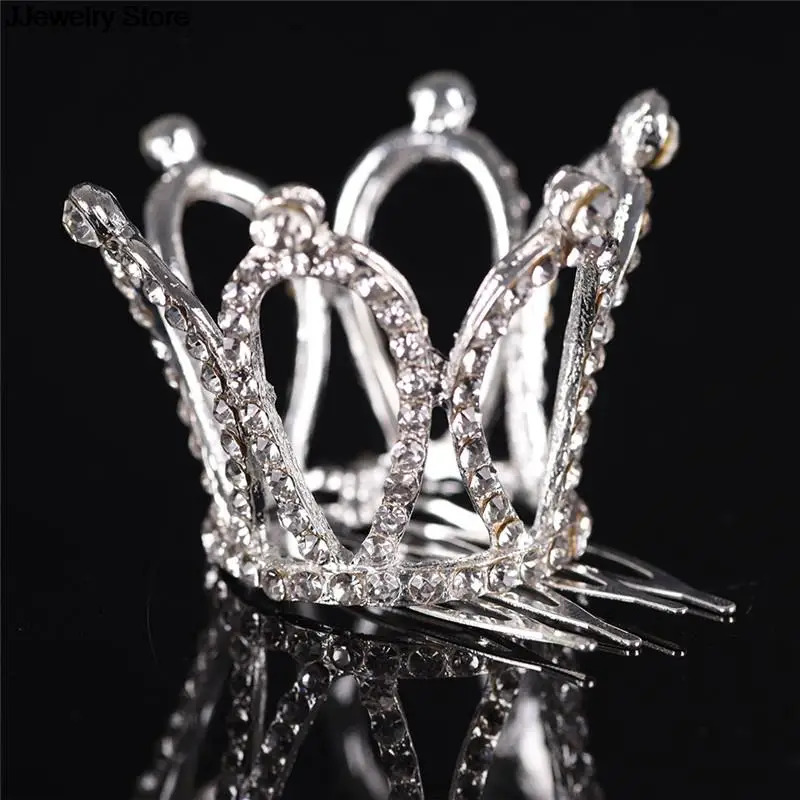 Mini Women Girl Rhinestone Crown Bridal Tiara Hair Comb Pin For Wedding Party | Украшения и аксессуары