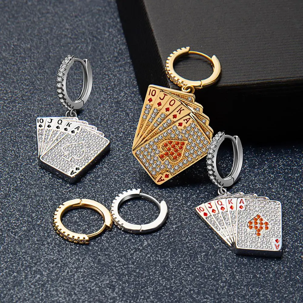 Серьги подвески Асимметричные золотистые и серебристые с