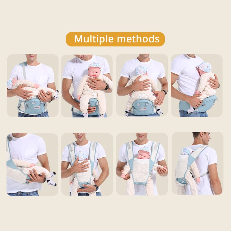 QINHU Универсальный кенгуру Хипсит (пояс для ношения ребенка) передний