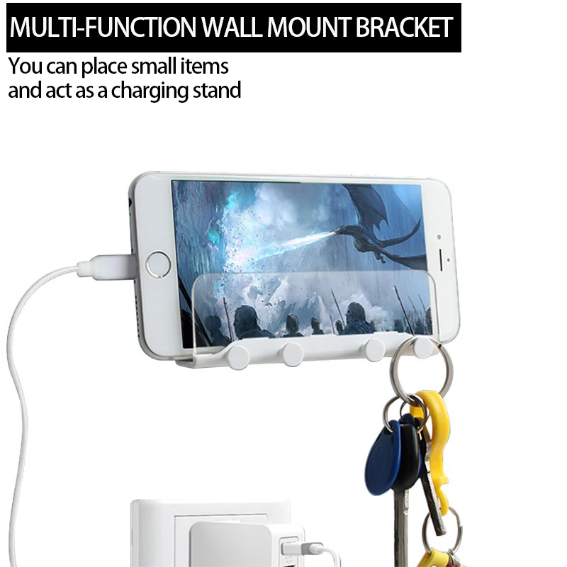 1 шт. настенный держатель для телефона с клейкой лентой | Автомобили и мотоциклы
