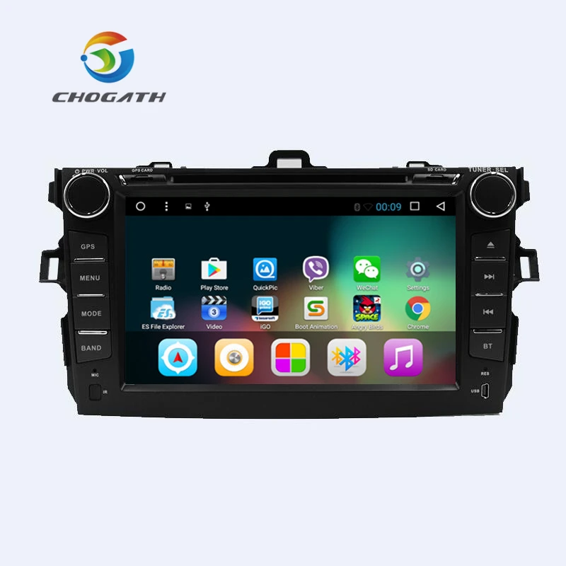 Автомобильный dvd-плеер CHOGATH 8 дюймов 2 din Android 0 gps для Toyota Corolla 2007 2008 2009 2010 2011