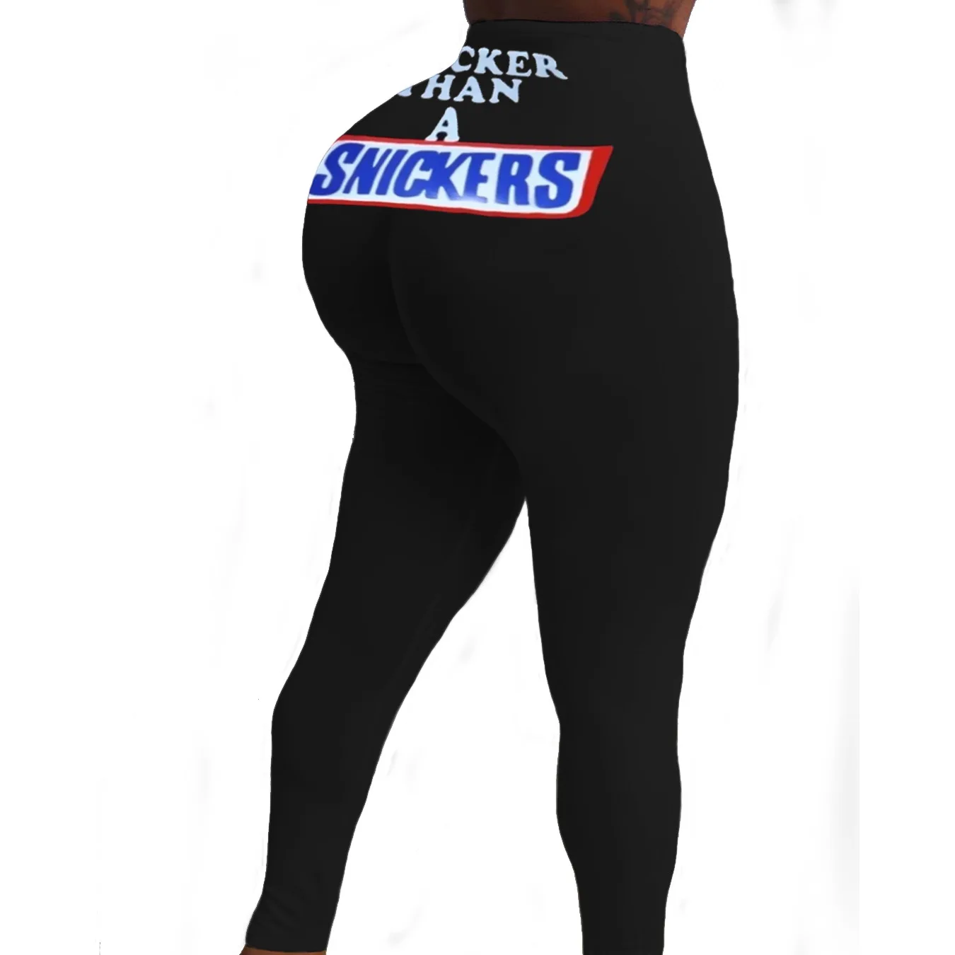 Женские пикантные леггинсы с завышенной талией бриджи брюки принтом KitKat