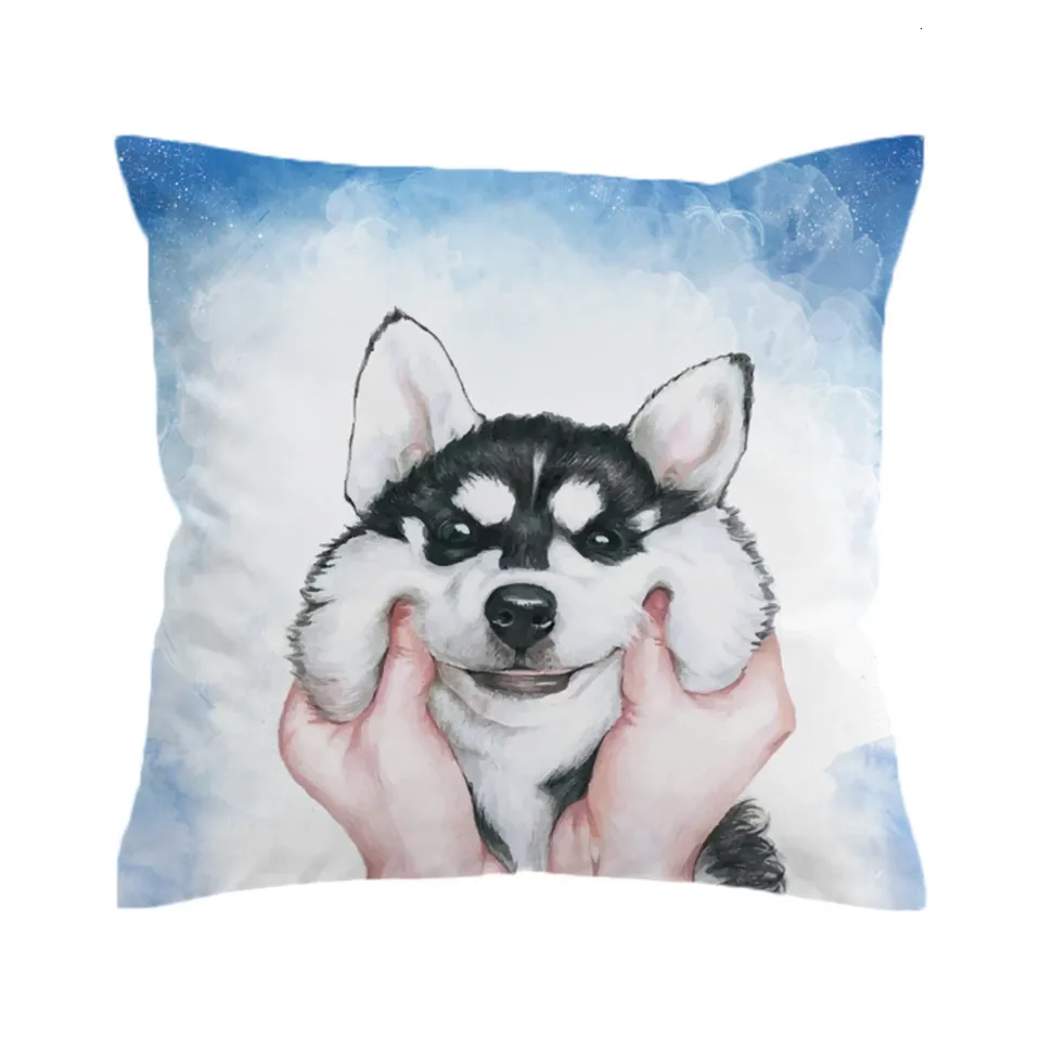 2 BeddingOutlet, хиппи, подушка мопс, чехол, животное, мультфильм, чехол для подушки, для детей, милый Бульдог, бросок, чехол, домашний декор, наволочки - Цвет: 2