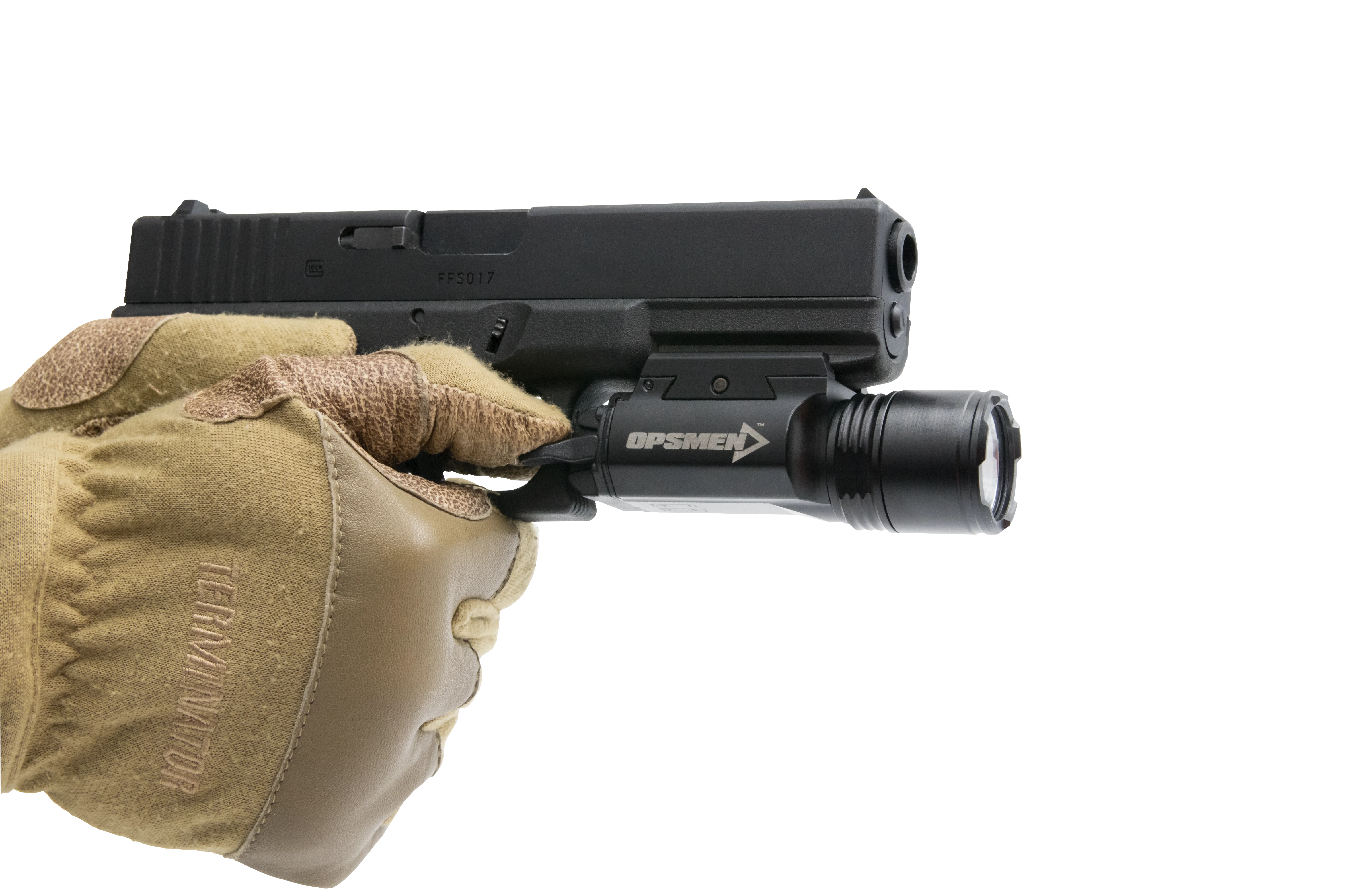 

OPSMEN FAST 401 Ultra-High-Output LED Weapon Light 800 Lumens Tactical Handgun Light Quick Detach