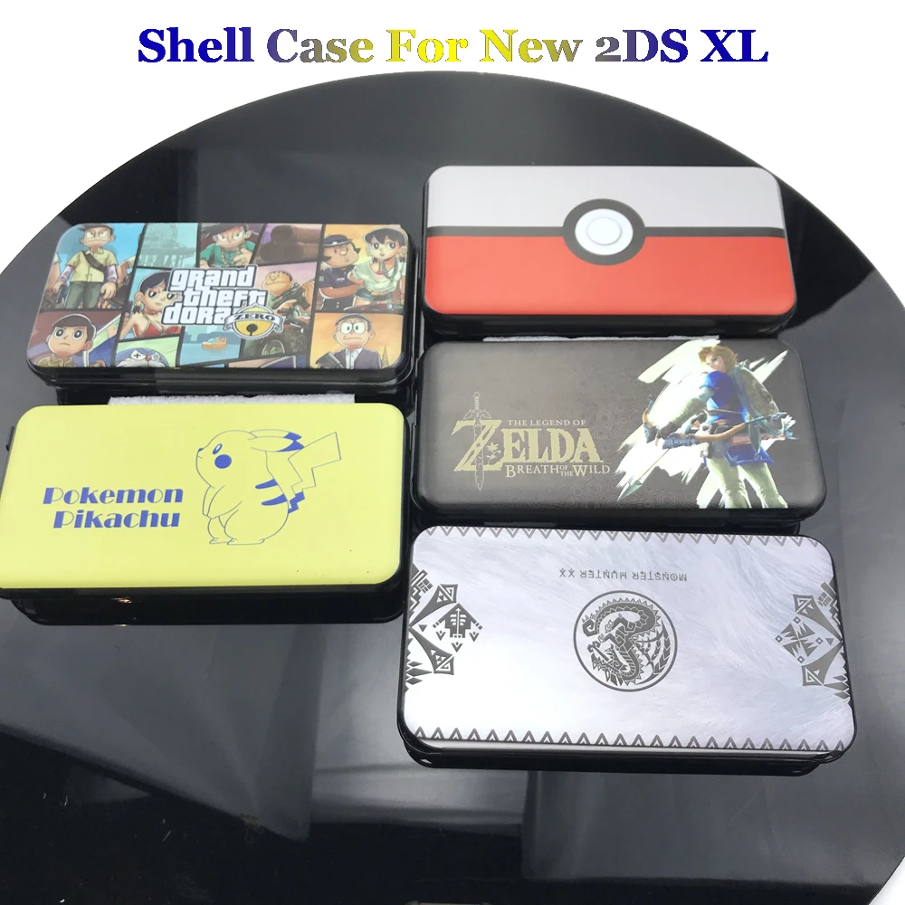 Новый 2DS XL чехол консоль защитный жесткий с рисунком Pokeball для Nintendo новый 2DSXL