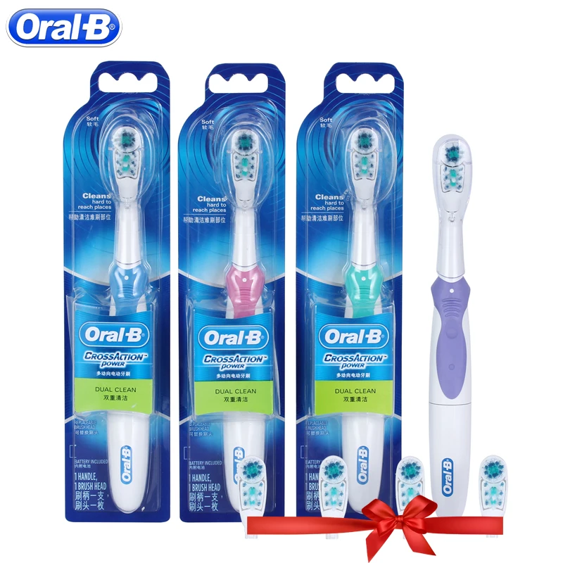 Oral B Cross Action электрическая зубная щетка для отбеливания зубов Зубная без