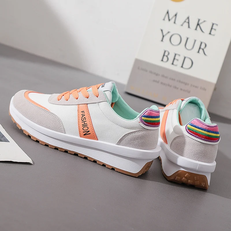 Женские разноцветные крутые кроссовки Женская Вулканизированная Обувь На